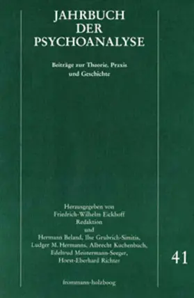 Eickhoff / Beland / Grubrich-Simitis |  Jahrbuch der Psychoanalyse / Band 41 | eBook | Sack Fachmedien