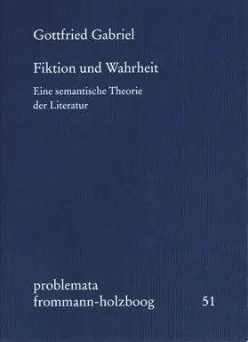 Gabriel / Holzboog |  Fiktion und Wahrheit | eBook | Sack Fachmedien