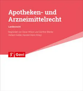 Diers / Wilson / Blanke |  Apotheken- und Arzneimittelrecht - Landesrecht Bremen | Buch |  Sack Fachmedien