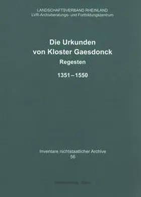  Die Urkunden von Kloster Gaesdonck | Buch |  Sack Fachmedien