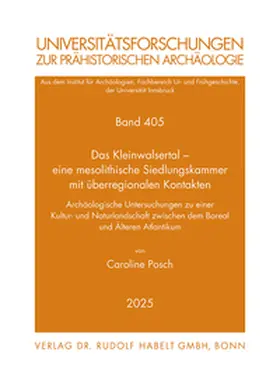 Posch |  Das Kleinwalsertal – eine mesolithische Siedlungskammer mit überregionalen Kontakten | Buch |  Sack Fachmedien