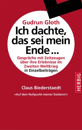 Biederstaedt / Gloth |  Auf dem Nullpunkt meiner Existenz | eBook | Sack Fachmedien