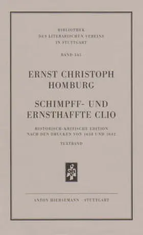 Homburg |  Schimpff- und ernsthaffte Clio | Buch |  Sack Fachmedien