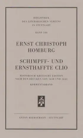 Homburg |  Schimpff- und ernsthaffte Clio | Buch |  Sack Fachmedien