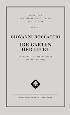 Boccaccio / Maier / Brucklacher |  Irr-Garten der Liebe | Buch |  Sack Fachmedien