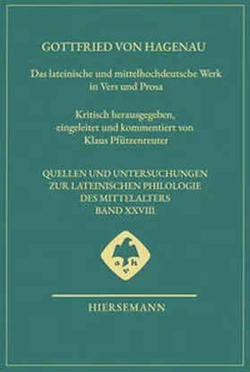 Klaus / Pfützenreuter |  Gottfried von Hagenau | Buch |  Sack Fachmedien