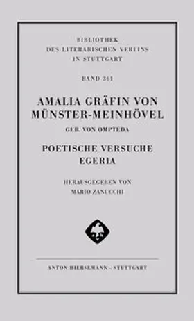 Zanucchi |  Amalia Gräfin von Münster-Meinhövel, geb. von Ompteda (1767 – 1814) | Buch |  Sack Fachmedien
