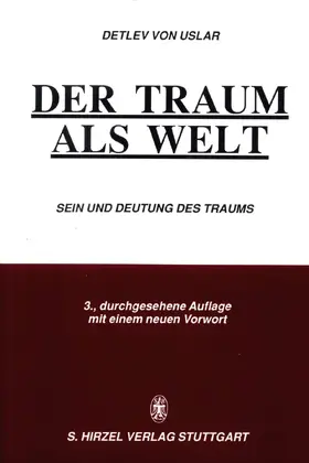 Uslar |  Der Traum als Welt | Buch |  Sack Fachmedien