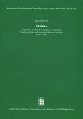 Große |  RESIDVA | Buch |  Sack Fachmedien