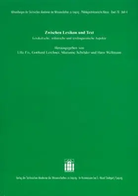 Fix / Lerchner / Schröder |  Zwischen Lexikon und Text | Buch |  Sack Fachmedien