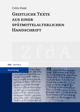 Kune | Geistliche Texte aus einer spätmittelalterlichen Handschrift | Buch | 978-3-7776-2128-9 | sack.de