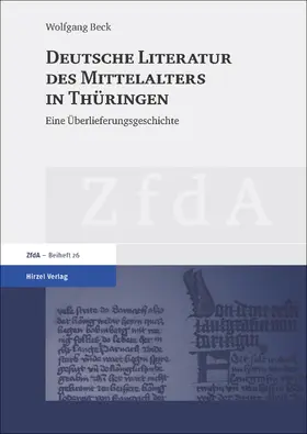 Beck | Deutsche Literatur des Mittelalters in Thüringen | Buch | 978-3-7776-2389-4 | sack.de