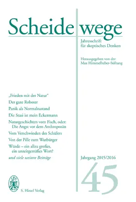 Max Himmelheber-Stiftung GmbH / Sauer |  Scheidewege - Jahrgang 45 - 2015/2016 | Buch |  Sack Fachmedien