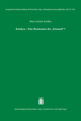 Knölker |  Katalyse - Eine Renaissance der "Eisenzeit"? | Buch |  Sack Fachmedien