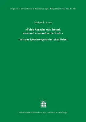 Streck |  ‚Seine Sprache war fremd, niemand verstand seine Rede.‘ | eBook | Sack Fachmedien