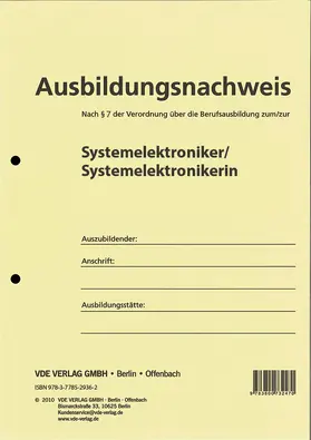  Ausbildungsnachweis | Sonstiges |  Sack Fachmedien