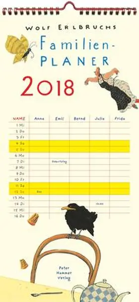  Wolf Erlbruchs Familienplaner 2018 | Sonstiges |  Sack Fachmedien