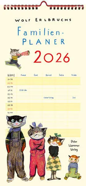Erlbruch |  Wolf Erlbruchs Familienplaner 2026 | Sonstiges |  Sack Fachmedien