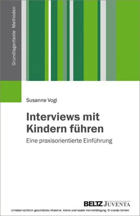 Vogl |  Interviews mit Kindern führen | eBook | Sack Fachmedien