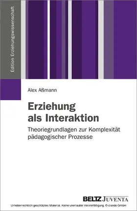 Aßmann |  Erziehung als Interaktion | eBook | Sack Fachmedien