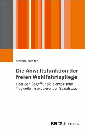 Messan | Die Anwaltsfunktion der freien Wohlfahrtspflege | E-Book | sack.de