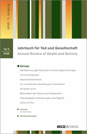 Benkel / Meitzler |  Jahrbuch für Tod und Gesellschaft 2026 | Buch |  Sack Fachmedien