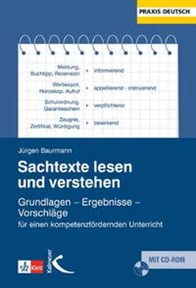 Baurmann / Hellriegel |  Sachtexte lesen und verstehen | Buch |  Sack Fachmedien