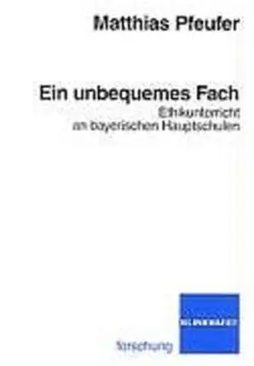 Pfeufer |  Ein unbequemes Fach | Buch |  Sack Fachmedien