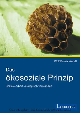 Wendt |  Das ökosoziale Prinzip | eBook | Sack Fachmedien