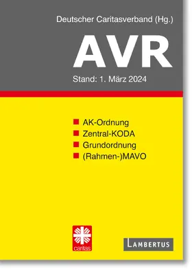 Deutscher Caritasverband |  AVR Buchausgabe 2024 | Buch |  Sack Fachmedien