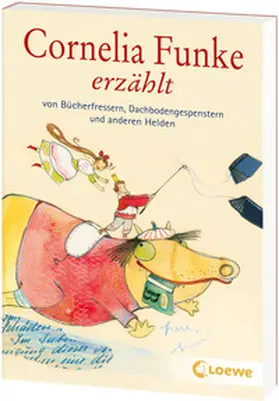 Funke / Loewe Vorlesebücher |  Cornelia Funke erzählt von Bücherfressern, Dachbodengespenstern und anderen Helden | Buch |  Sack Fachmedien