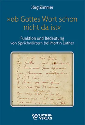 Zimmer |  'Ob Gottes wort schon nicht da ist' | Buch |  Sack Fachmedien