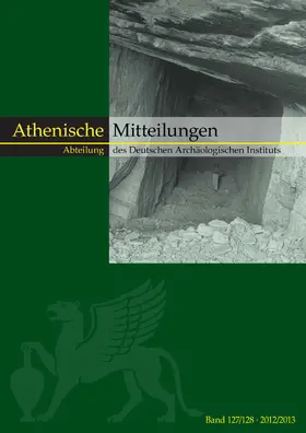 Sporn / Senff |  Mitteilungen des Deutschen Archäologischen Instituts, Athenische Abteilung | Buch |  Sack Fachmedien