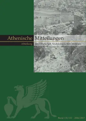Sporn / Senff |  Mitteilungen des Deutschen Archäologischen Instituts, Athenische Abteilung | Buch |  Sack Fachmedien
