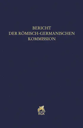  Bericht der Römisch-Germanischen Kommission 103 (2022) | Buch |  Sack Fachmedien