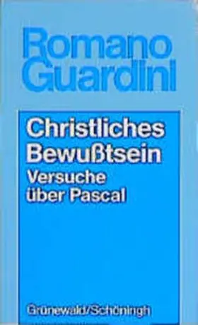 Guardini |  Werke / Christliches Bewusstsein | Buch |  Sack Fachmedien