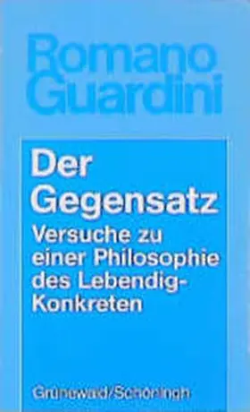 Guardini | Der Gegensatz | Buch | 978-3-7867-2065-2 | sack.de