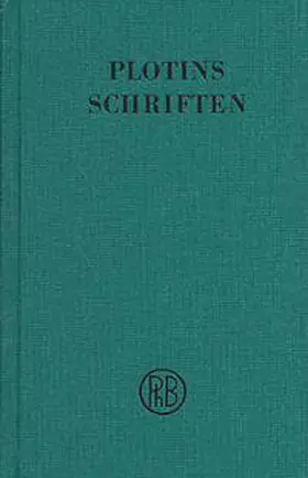 Plotin / Harder |  Schriften. Griech.-Dt. / Textband und Anmerkungsband | Buch |  Sack Fachmedien