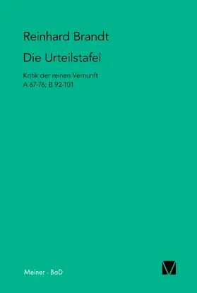 Brandt |  Die Urteilstafel | Buch |  Sack Fachmedien