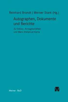 Stark / Brandt |  Autographen, Dokumente und Berichte | Buch |  Sack Fachmedien