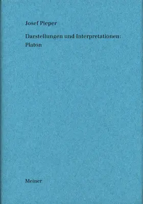 Pieper / Wald |  Darstellungen und Interpretationen: Platon | Buch |  Sack Fachmedien