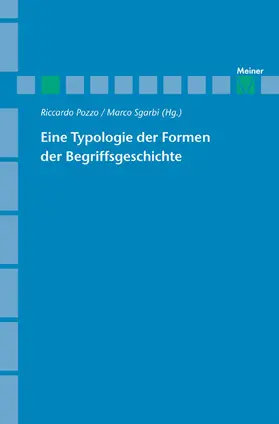 Pozzo / Sgarbi |  Eine Typologie der Formen der Begriffsgeschichte | Buch |  Sack Fachmedien