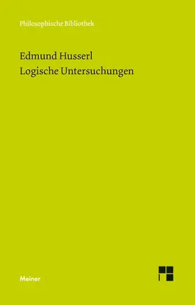 Husserl |  Logische Untersuchungen | Buch |  Sack Fachmedien