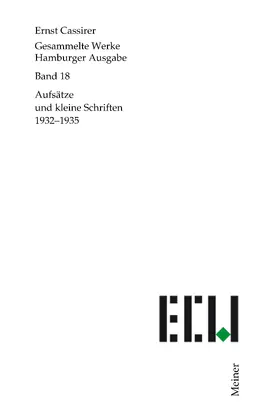 Cassirer / Recki |  Aufsätze und kleine Schriften 1932–1935 | eBook | Sack Fachmedien