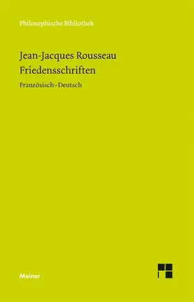 Rousseau / Köhler |  Friedensschriften | eBook | Sack Fachmedien