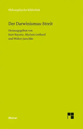 Bayertz / Gerhard / Jaeschke |  Der Darwinismus-Streit | Buch |  Sack Fachmedien