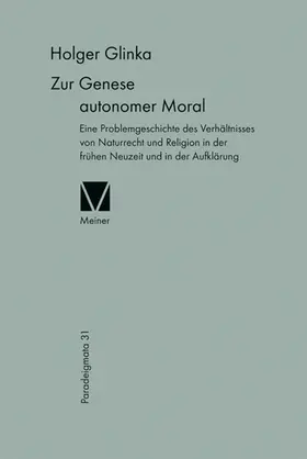 Glinka |  Zur Genese autonomer Moral | eBook | Sack Fachmedien