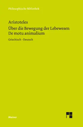 Aristoteles / Primavesi |  De motu animalium. Über die Bewegung der Lebewesen | eBook | Sack Fachmedien