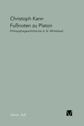 Kann | Fußnoten zu Platon | E-Book | sack.de