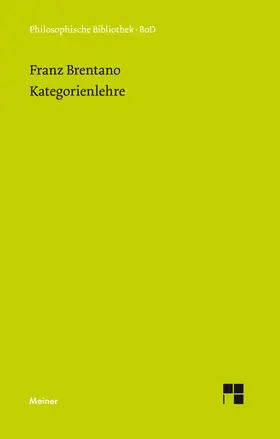 Brentano / Kastil |  Kategorienlehre | eBook | Sack Fachmedien